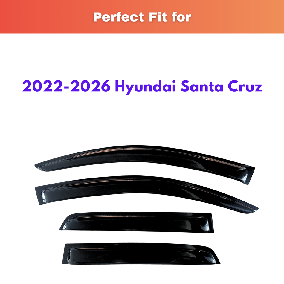 Window Visors for 2022-2026 Hyundai Santa Cruz
