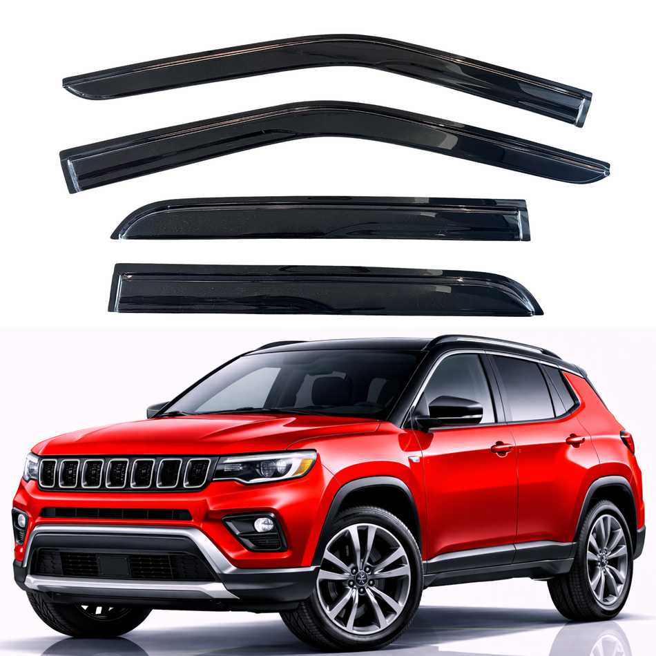 Window Visors for 2017-2026 Jeep Compass