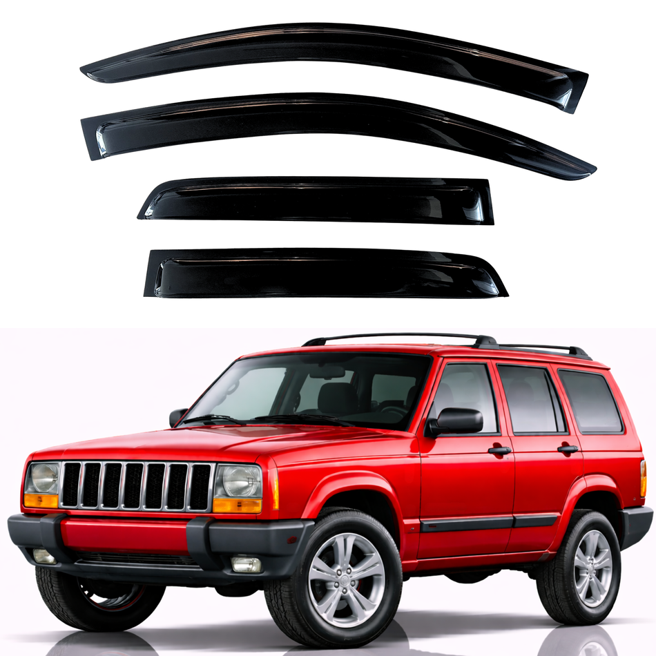 Window Visors for 1984-2001 Jeep Cherokee 4-Door