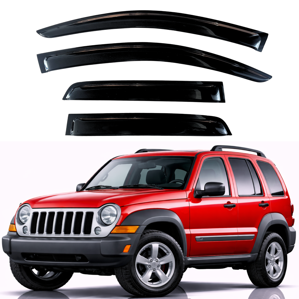 Window Visors for 2002-2007 Jeep Liberty KJ