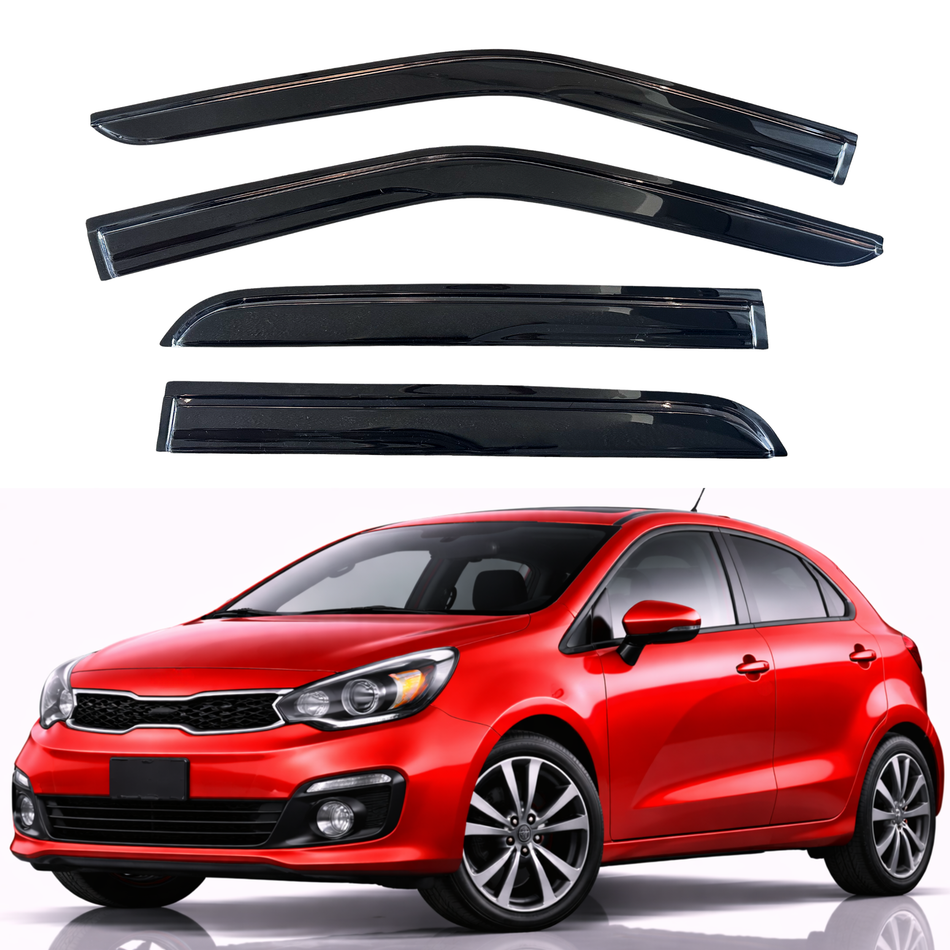 Window Visors for 2012-2017 Kia Rio Hatchback