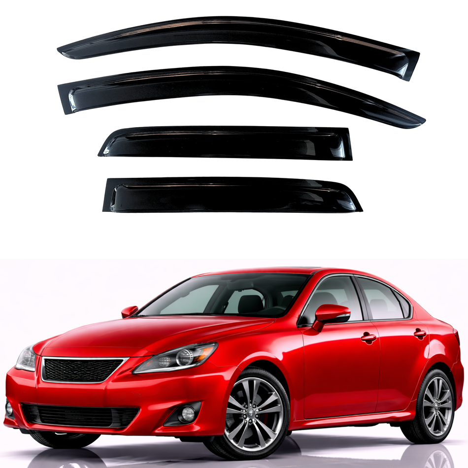 Window Visors for 2006-2013 Lexus IS