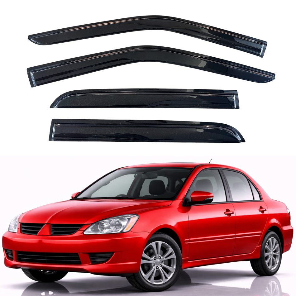 Window Visors for 2002-2006 Mitsubishi Lancer Sedan
