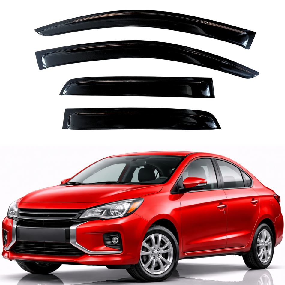 Window Visors for 2017-2024 Mitsubishi Mirage G4 Sedan