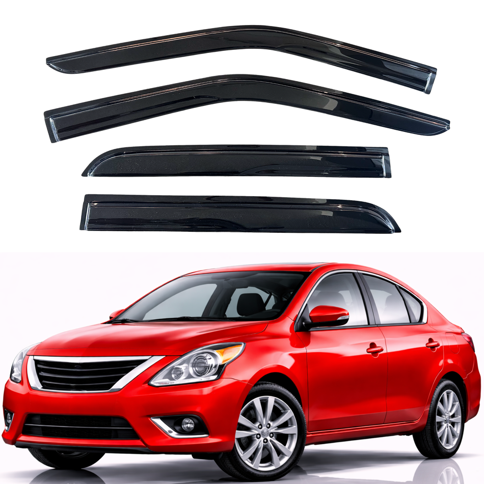 Window Visors for 2012-2019 Nissan Versa Sedan