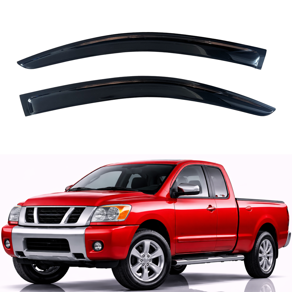 Window Visors for 2004-2015 Nissan Titan King Cab