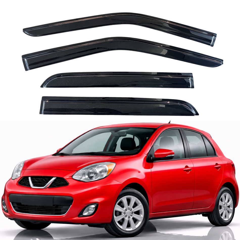 Window Visors for 2010-2017 Nissan Micra