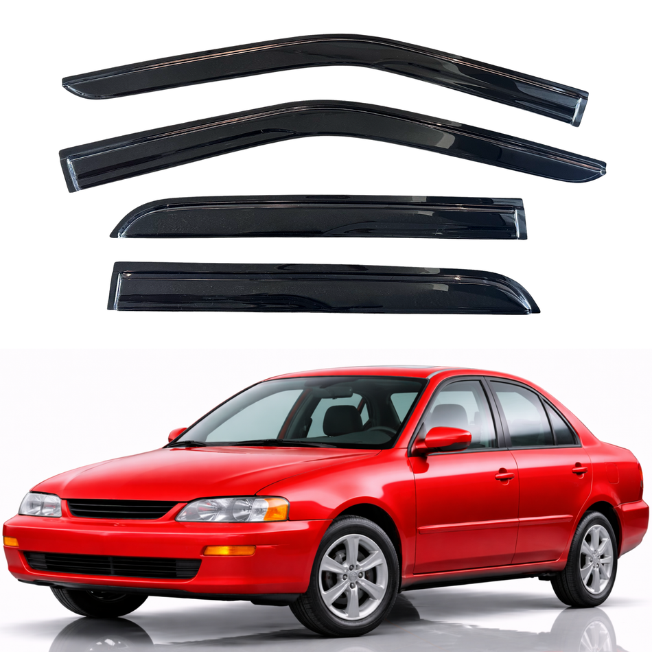 Window Visors for 1993-1997 Toyota Corolla Sedan