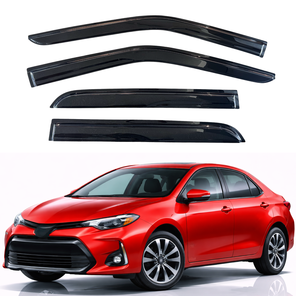Window Visors for 2014-2019 Toyota Corolla Sedan