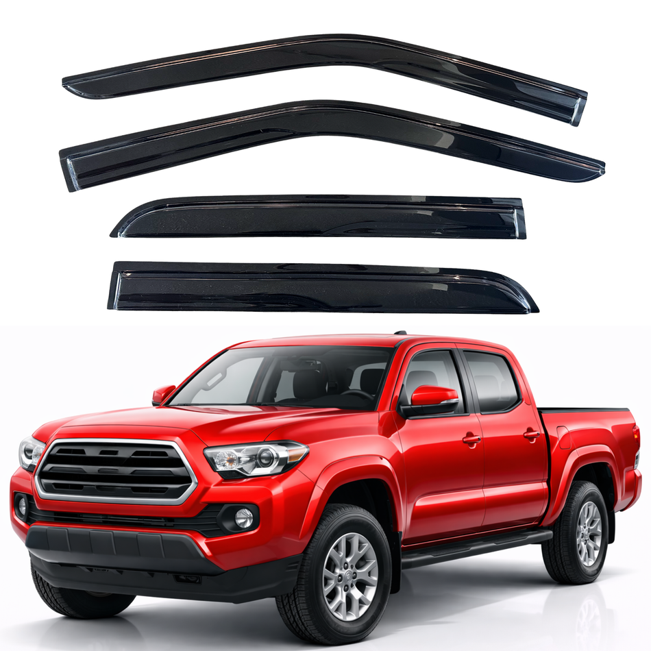 Window Visors for 2016-2023 Toyota Tacoma Double Cab