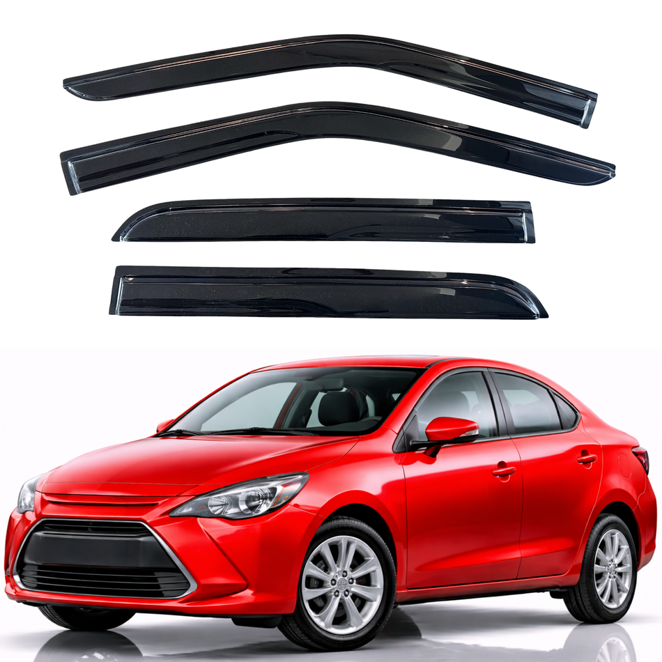 Window Visors for 2014-2019 Toyota Yaris Sedan