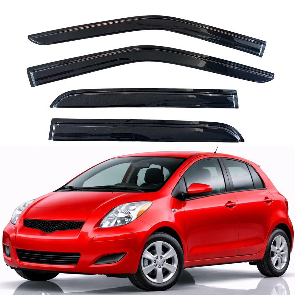 Window Visors for 2005-2010 Toyota Yaris Hatchback