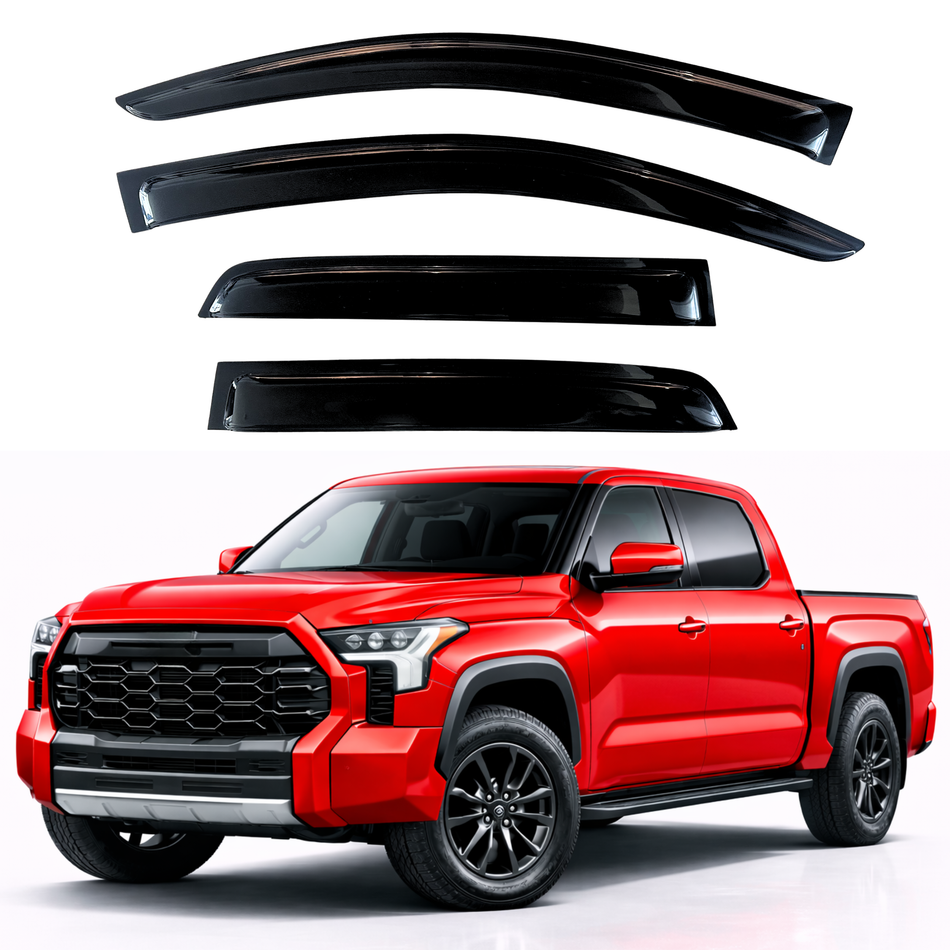 Window Visors for 2022-2026 Toyota Tundra Crewmax