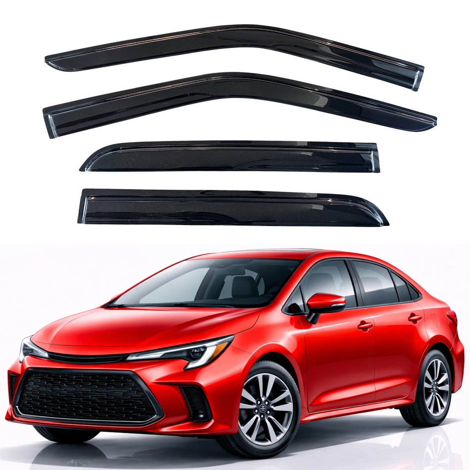 Window Visors for 2020-2026 Toyota Corolla Sedan