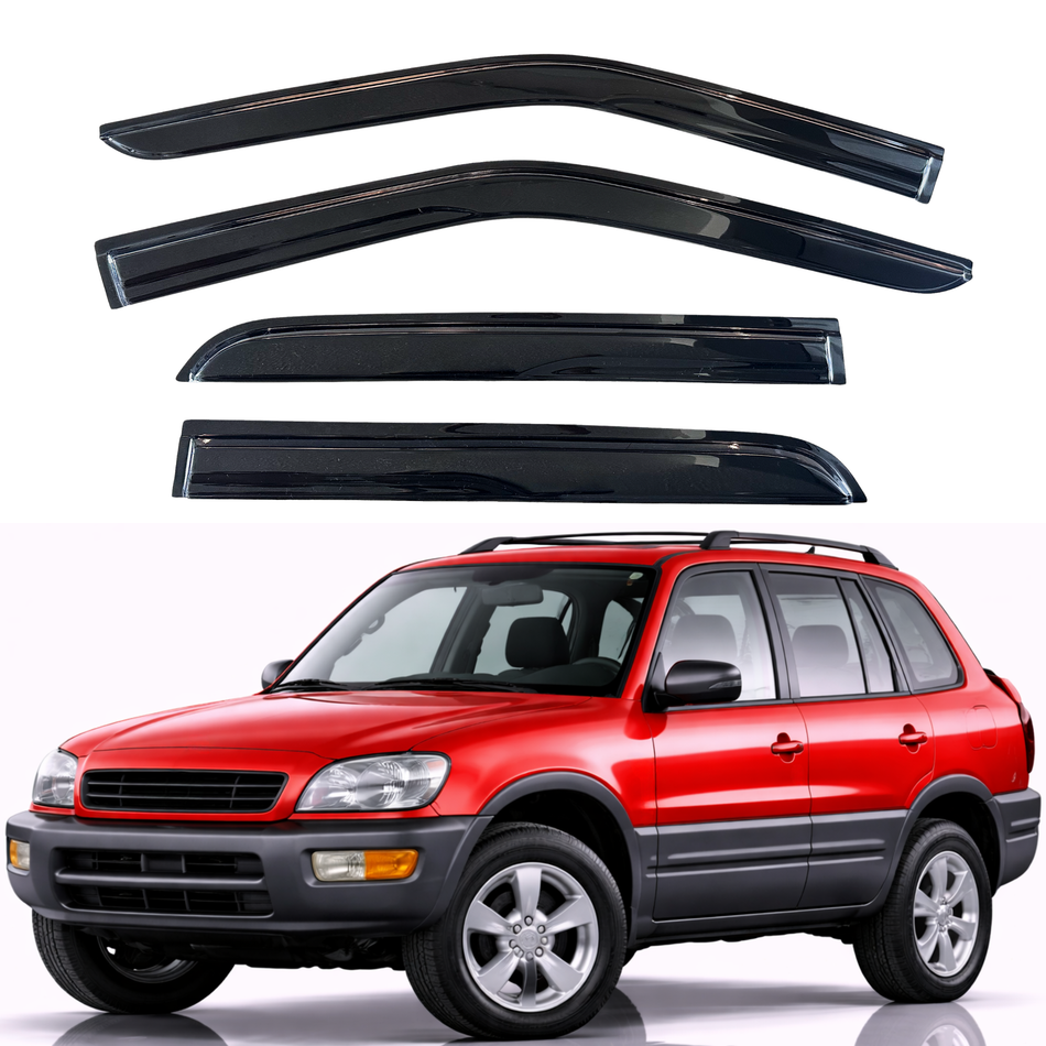 Window Visors for 1996-2000 Toyota RAV4 4-Door
