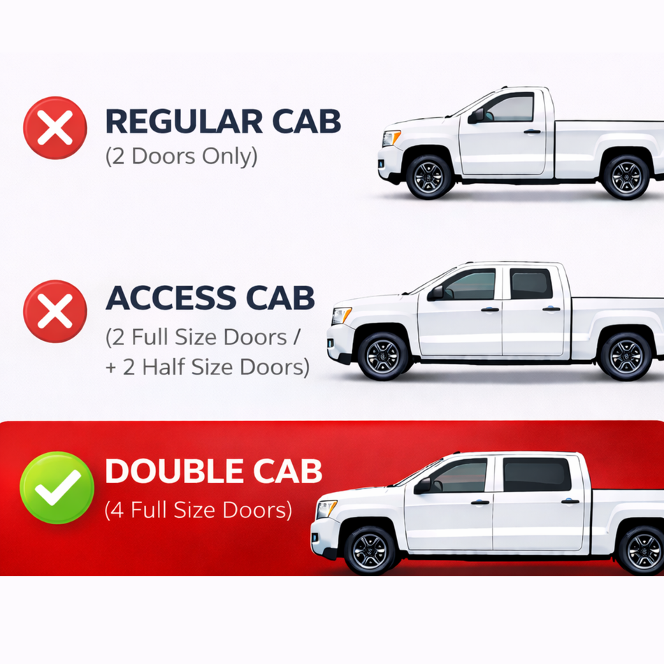 Window Visors for 2004-2006 Toyota Tundra Double Cab