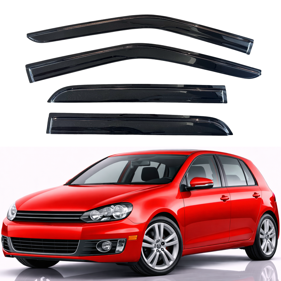 Window Visors for 2010-2014 Volkswagen Golf 5-Door