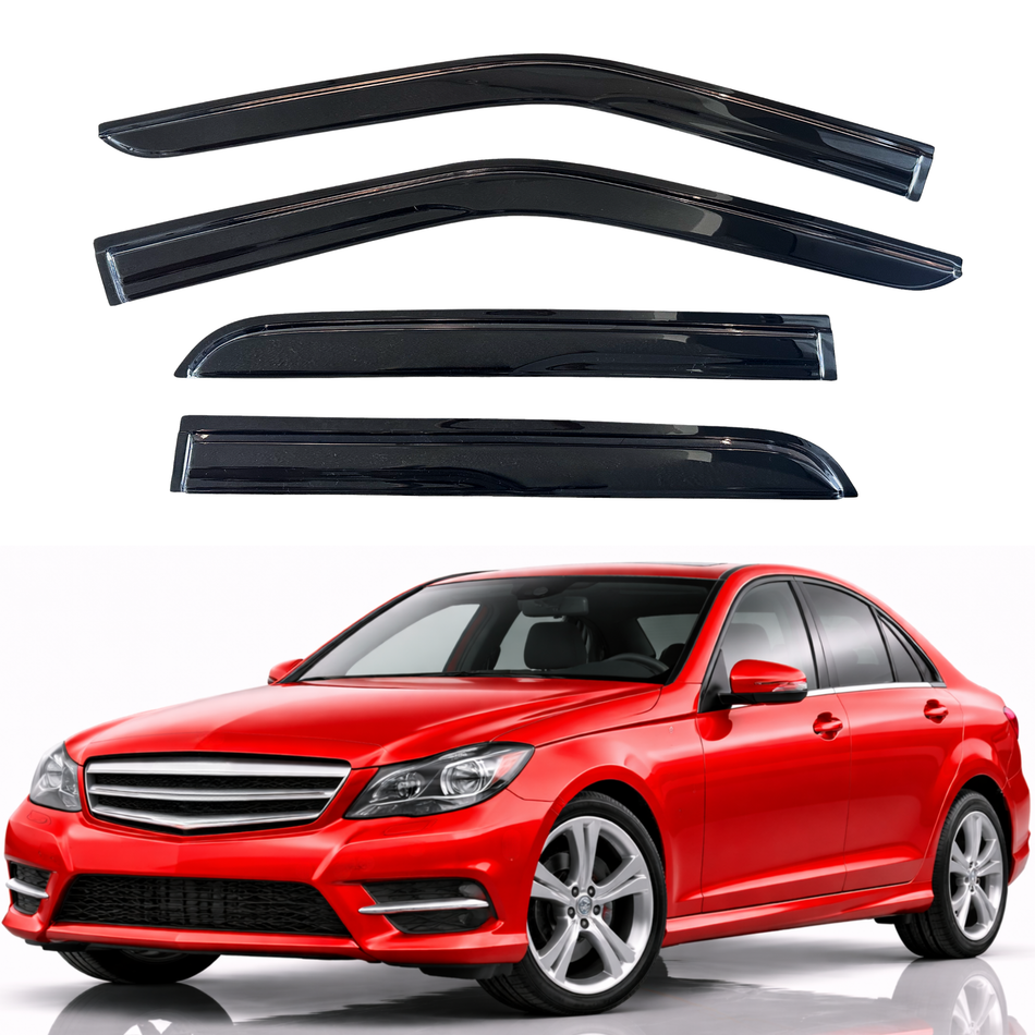Window Visors for 2008-2014 Mercedes-Benz C-Class