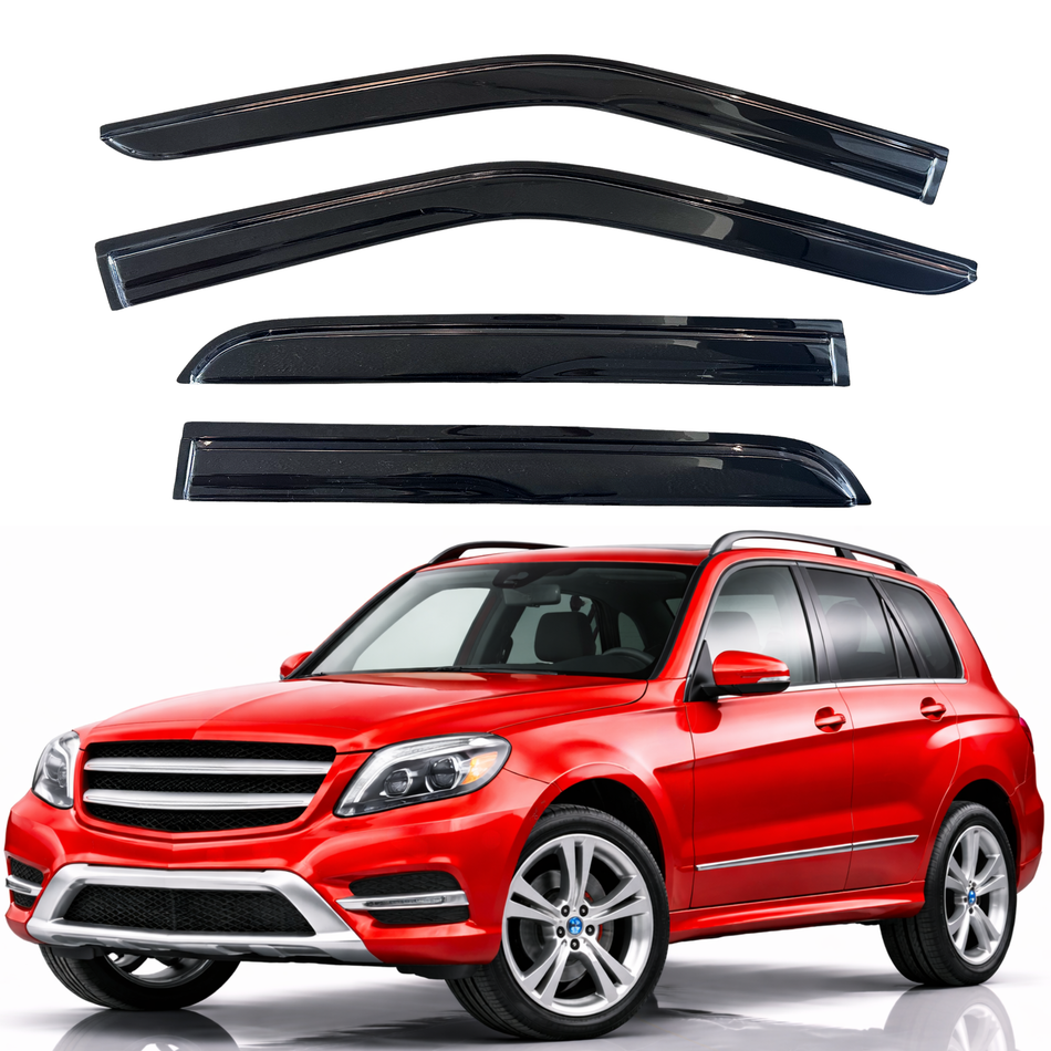 Window Visors for 2010-2015 Mercedes-Benz GLK-Class