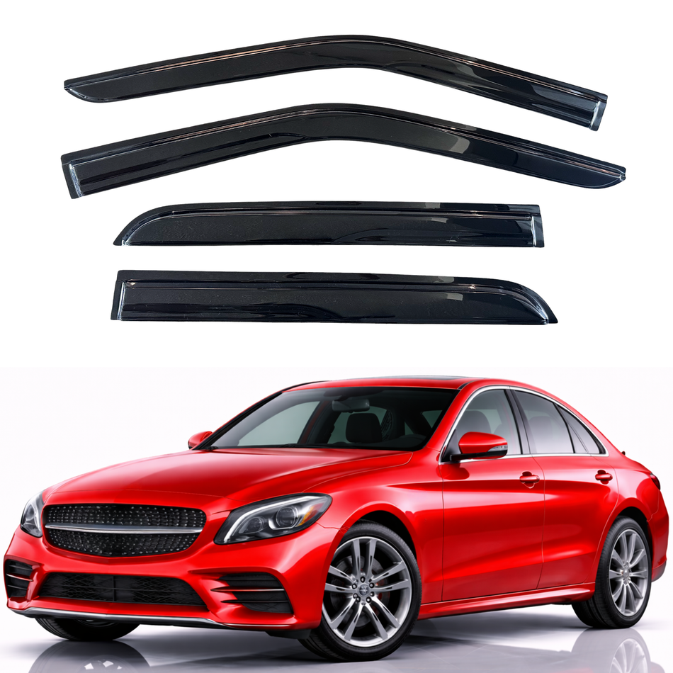 Window Visors for 2015-2021 Mercedes-Benz C-Class Sedan