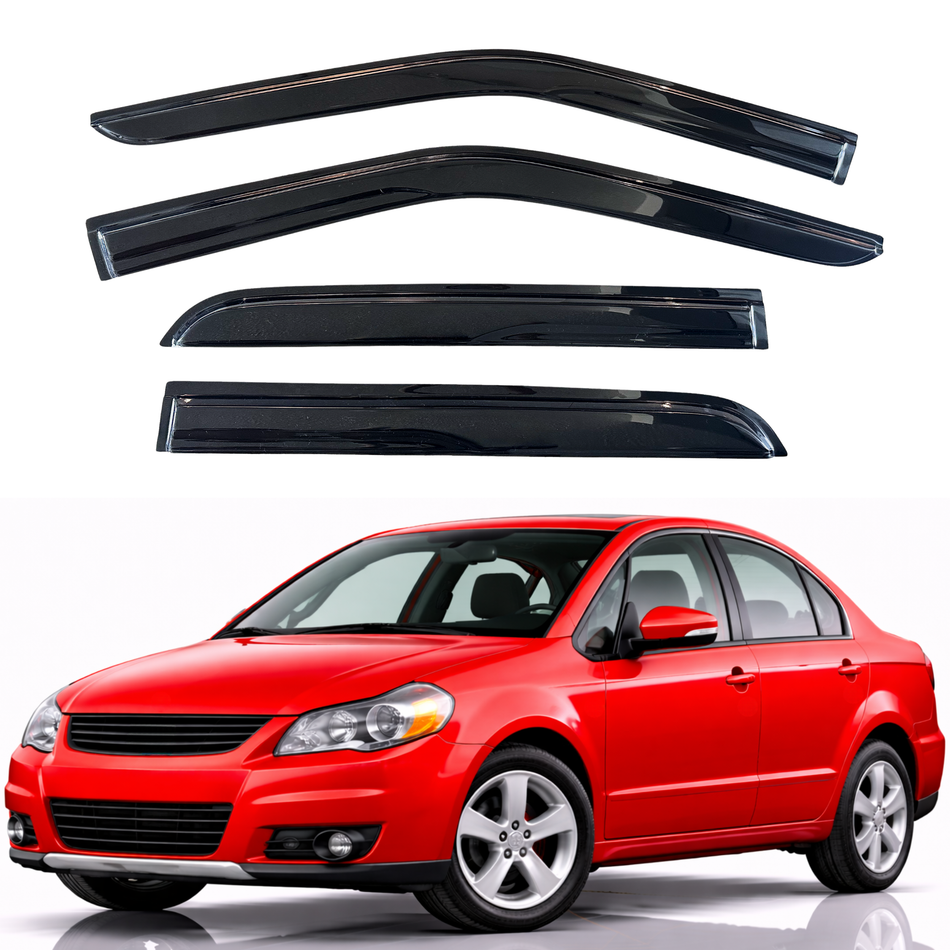 Window Visors for 2008-2010 Suzuki SX4 Sedan