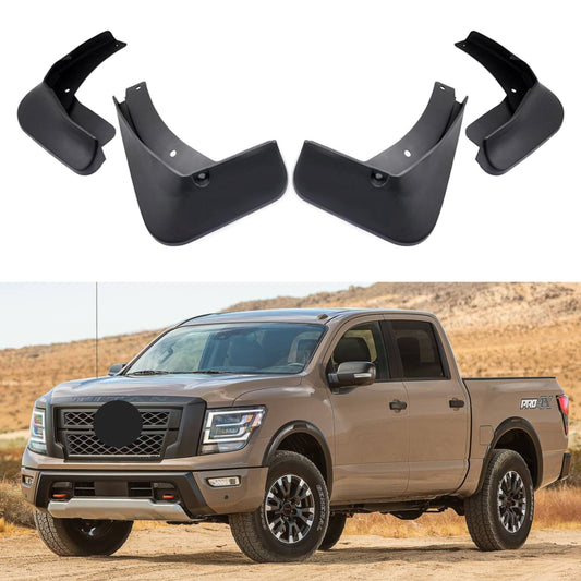 Garde-boue pour Nissan Tundra 2022-2024 (toutes tailles de cabine), 4 pièces