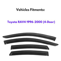 Pare-soleils pour Toyota RAV4 1996-2000 (4 portes), 4 pièces