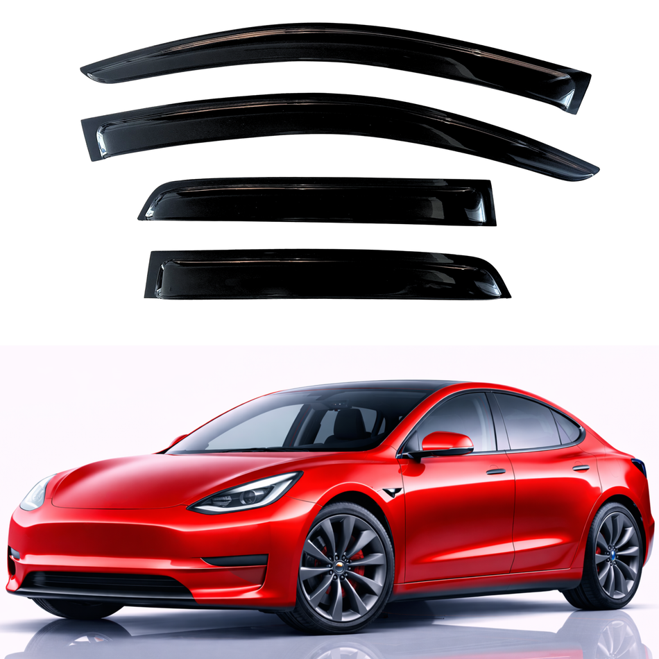 Window Visors for 2017-2025 Tesla Model 3