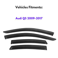 Pare-soleils pour Audi Q5 2009-2017, 4 pièces