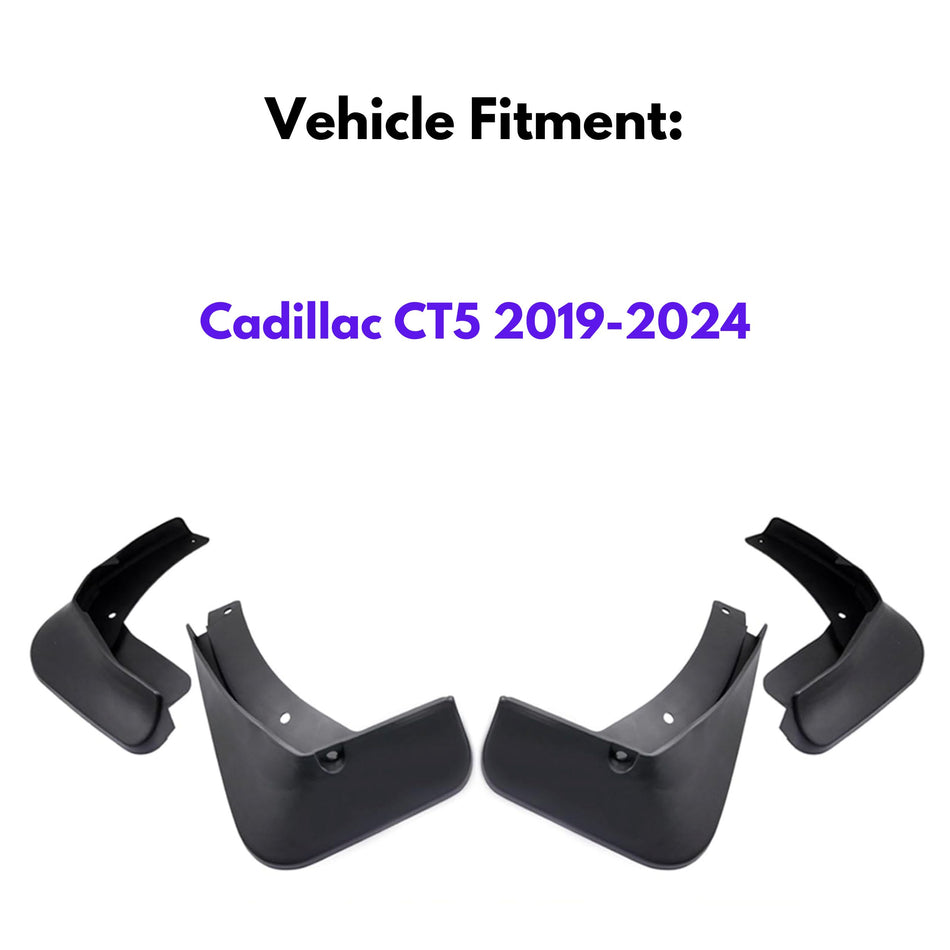 Mud Flap for Cadillac CT5 2019-2024, 4-Piece