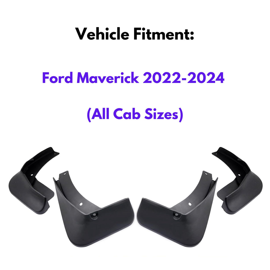Mud Flap for Ford Maverick 2022-2024 (All Cab Sizes), 4-Piece