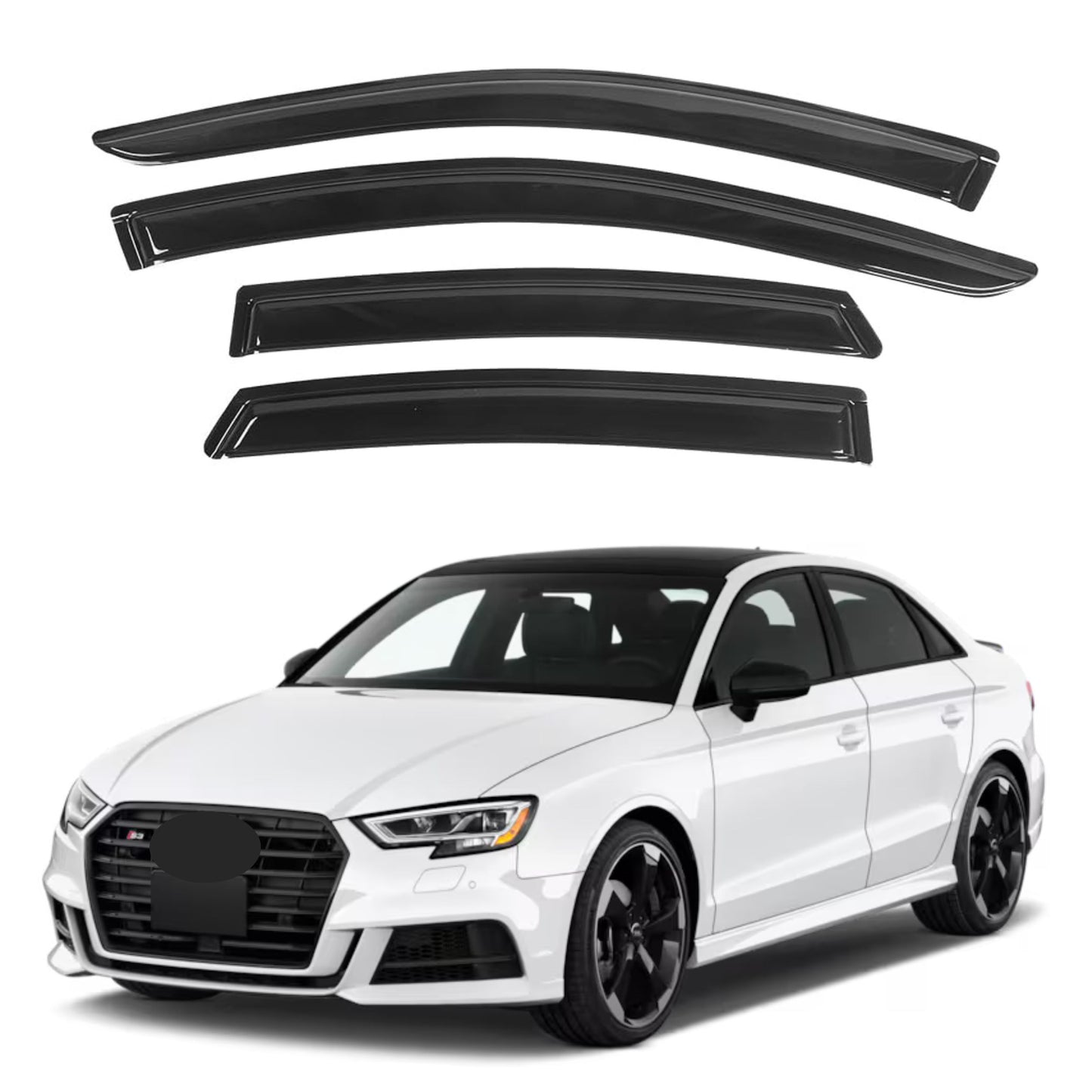 Pare-soleils pour Audi A3 Berline 2014-2020, 4 pièces