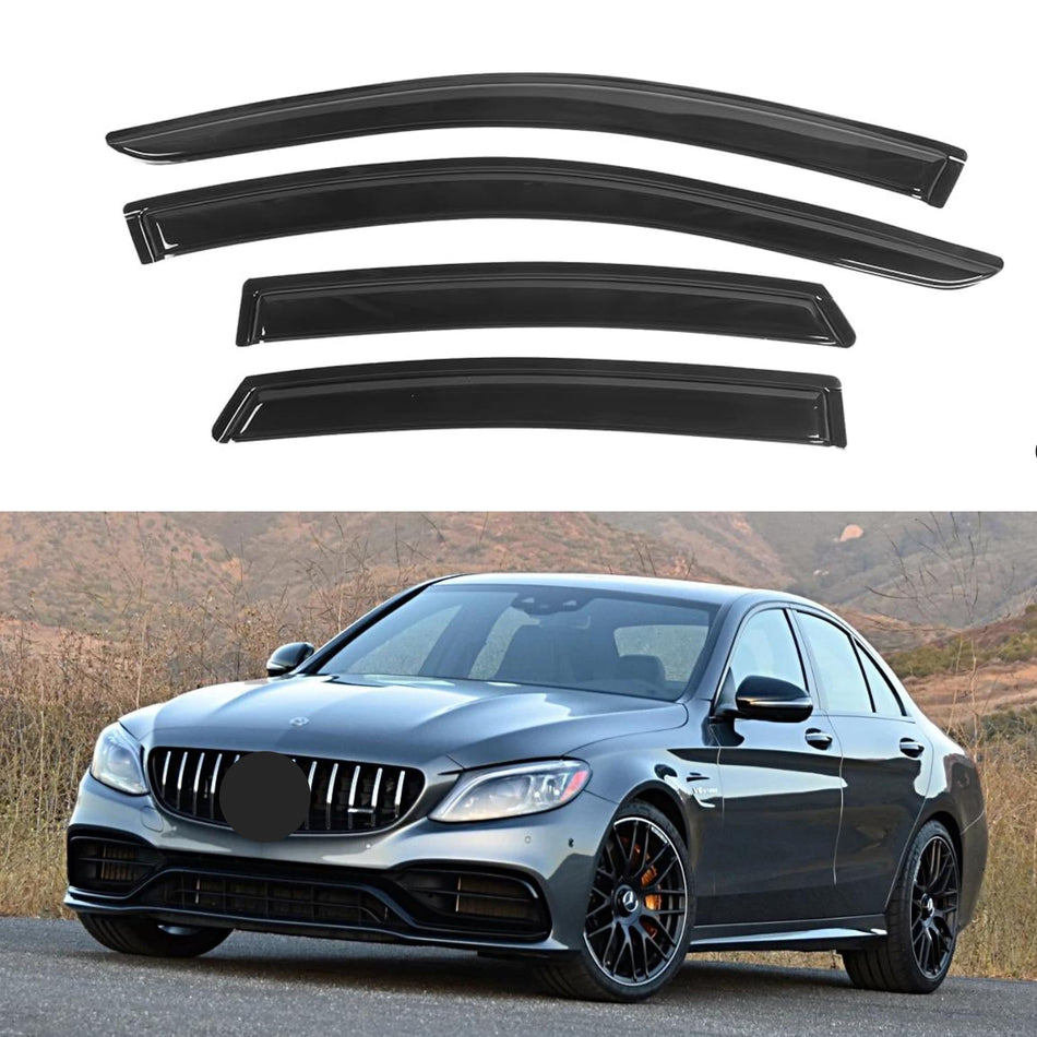 Pare-soleils pour Mercedes-Benz Classe C Berline 2015-2021 (C300 C450 C43 C63), 4 pièces