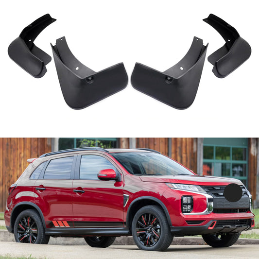 Garde-boue pour Mitsubishi Outlander Sport 2022-2023 (modèle sport et moteur 2,0 L uniquement), 4 pièces