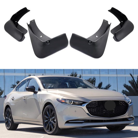 Bavette garde-boue pour Mazda3 2019-2024, 4 pièces