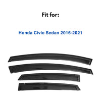 Pare-soleils pour Honda Civic Sedan 2016-2021, 4 pièces
