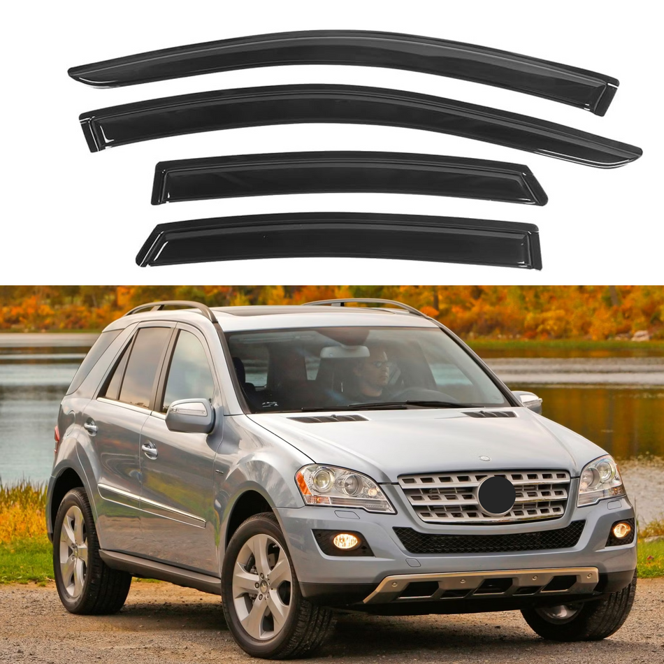 Pare-soleils pour Mercedes-Benz ML 2006-2011, 4 pièces
