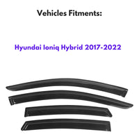 Pare-soleils pour Hyundai Ioniq Hybrid 2017-2022, 4 pièces