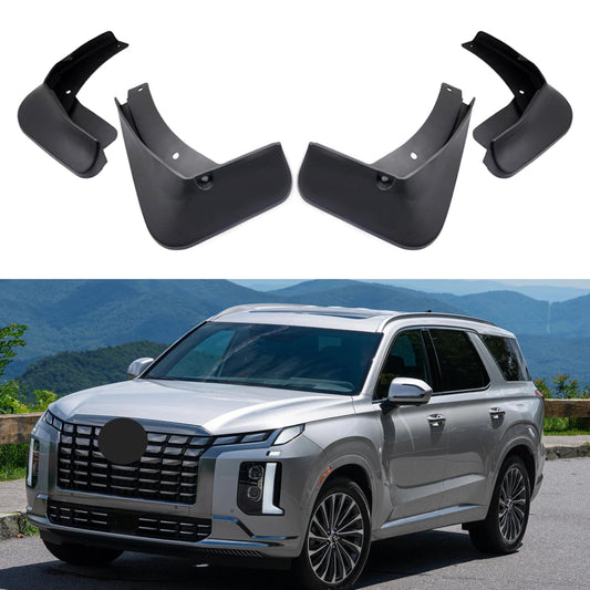 Garde-boue pour Hyundai Palisade 2020-2024 (sans marchepied), 4 pièces