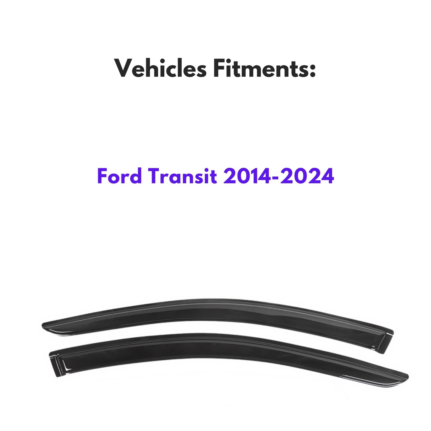 Pare-soleils pour Ford Transit 2014-2024, 2 pièces