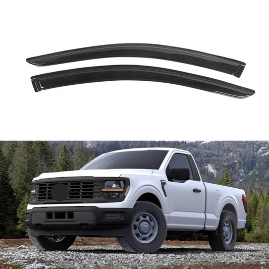 Pare-soleils pour Ford F-150 Regular Cab 2015-2024 et Ford F-250 F-350 F-450 Super Duty Regular Cab 2017-2024, 2 pièces