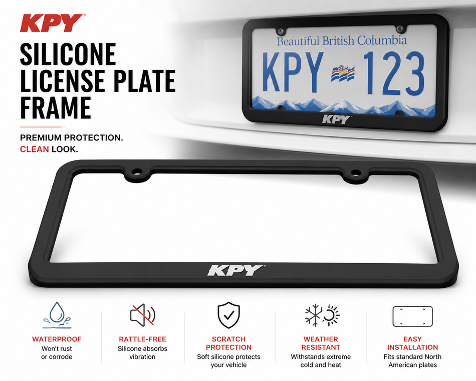 Silicone License Plate Frame