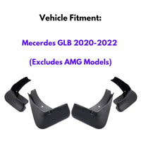 Mud Flap for Mecerdes GLB 2020-2022 (Excludes AMG Models), 4-Piece