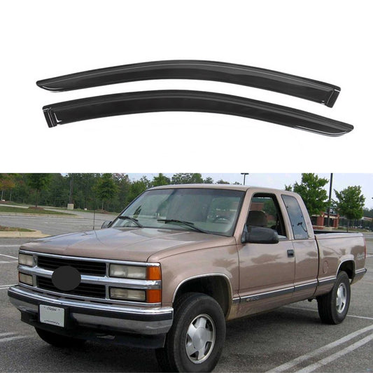 Pare-soleils pour Chevrolet C/K1500 C/K2500 K3500 Extended Cab 1988-1999 et GMC C/K1500 C/K2500 K3500 Extended Cab 1988-1999, 2 pièces