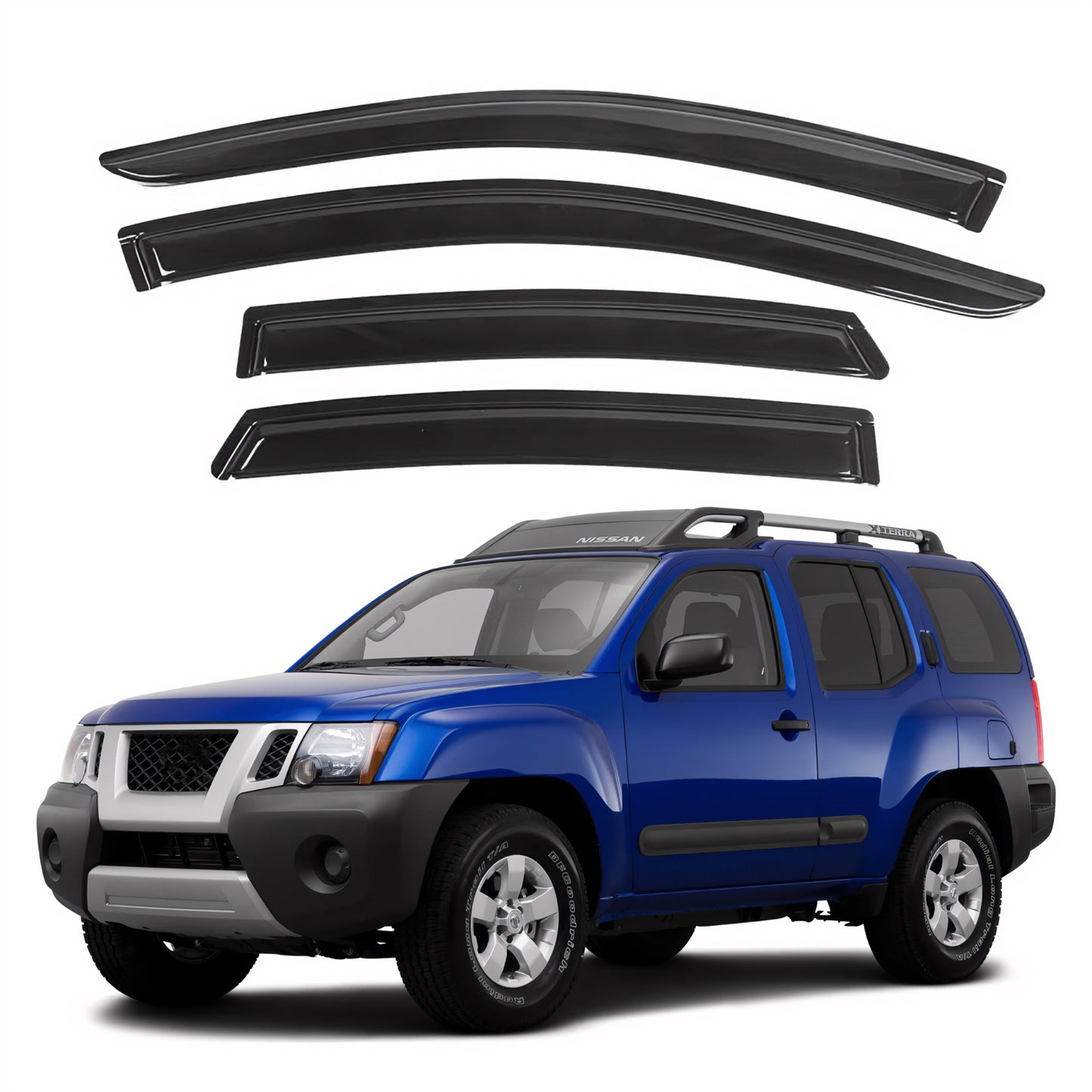 Pare-soleils pour Nissan Xterra 2005-2016, 4 pièces