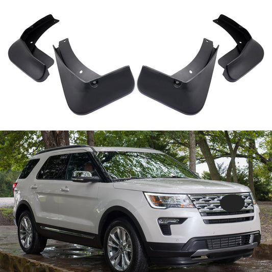 Bavette garde-boue pour Ford Explorer 2011-2019, 4 pièces
