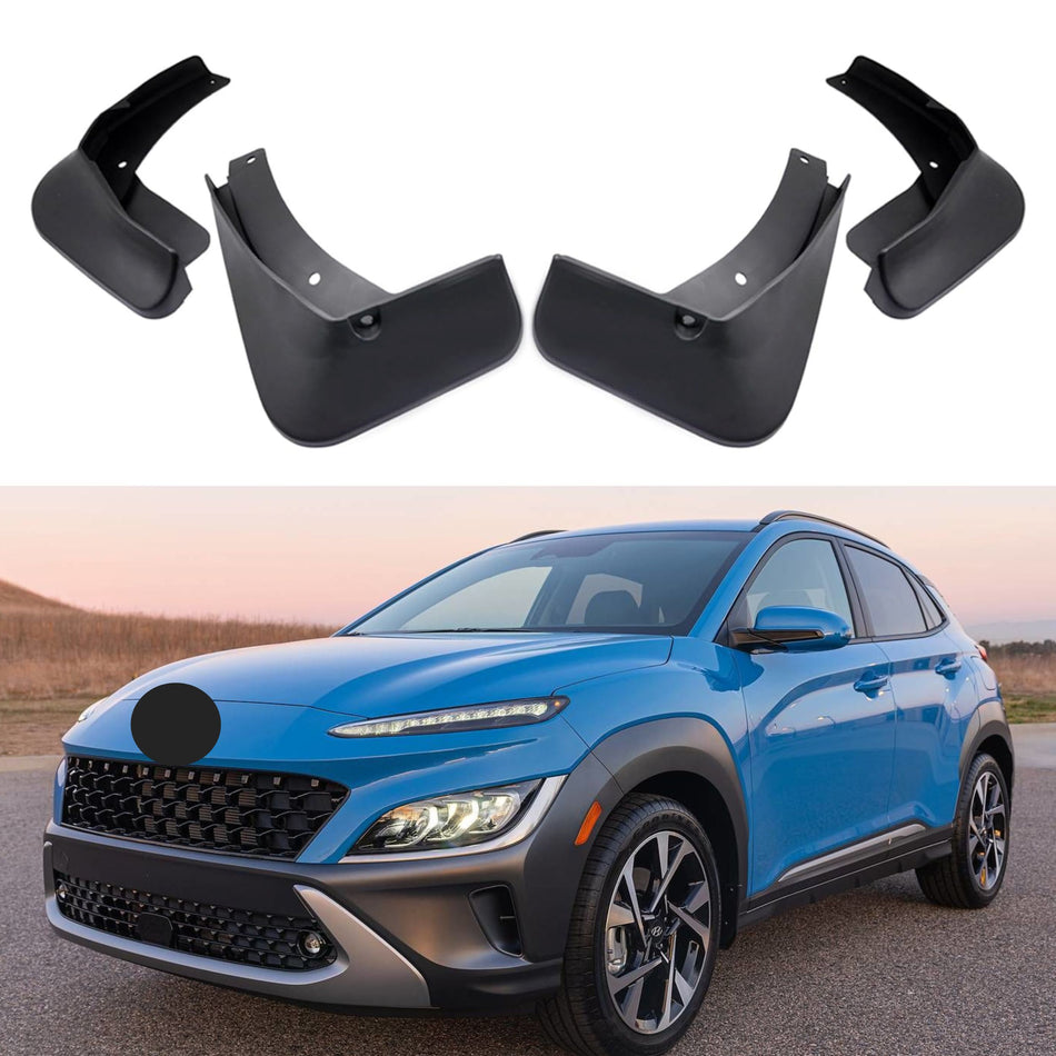 Garde-boue pour Hyundai Kona 2018-2023, 4 pièces