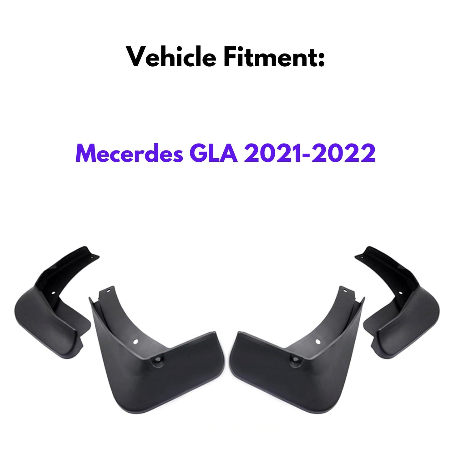 Mud Flap for Mecerdes GLA 2021-2022, 4-Piece