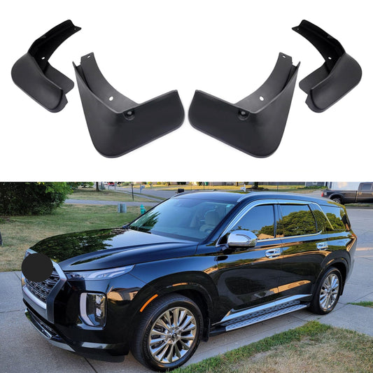 Garde-boue pour Hyundai Palisade 2020-2024 (avec marchepied), 4 pièces