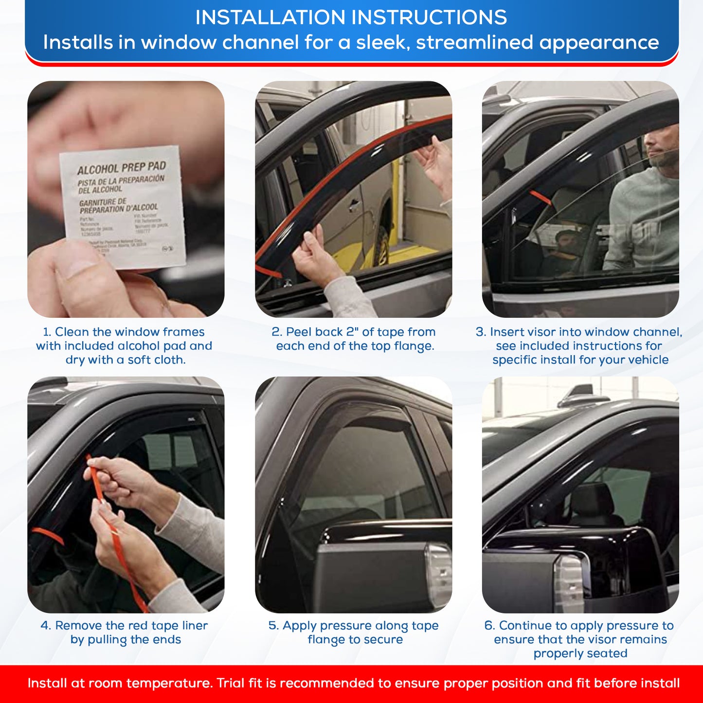 Pare-soleils pour Chevrolet Malibu 2016-2021 (à l'exception du modèle Limited 2016), 4 pièces